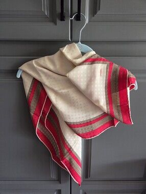 CHANEL SILK SQUARE SCARF ITALY